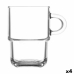 Juego de Tazas LAV 360 ml 11 x 8 x 12 cm Apilable 4 Unidades (6 Piezas)