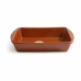 Serving Platter Inde Vitro Azofra Baked clay Rectangular 35 x 25 x 6 cm (4 Units)