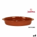 Serveringsfat Azofra Bakt leire Oval 44 x 26 x 7 cm (4 enheter)