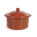 Casserole with Lid Azofra Baked clay 30,5 x 28 x 21 cm (3 Units)