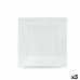 Sett med gjenbrukbare tallerkener Algon Hvit Plast 23 x 23 x 1,5 cm (36 Enheter)