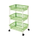 Cărucior pentru legume Tontarelli Mito 3 Plastic Verde 40 x 29 x 62 cm (12 Unități)