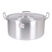 Kookpot met Deksel Aluminium 45 x 39 x 22 cm (2 Stuks)