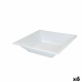 Lot d'assiettes réutilisables Algon Blanc Plastique (36 Unités)