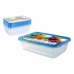 Set 10 Lunchboxen Privilege 49786 500 ml Rechthoekig 17,5 x 12 x 4 cm (24 Stuks)