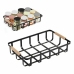 Multi-purpose basket Confortime Black 36 x 24,3 x 8 cm (6 Units)