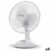 Ventilador de Sobremesa Kiwi Blanco Ø 27 cm 21W (4 Unidades)