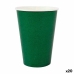 Set de Vasos Algon Desechables Cartón Verde 20 Piezas 220 ml (20 Unidades)