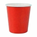 Set de Vasos Algon Desechables Cartón Rojo 20 Piezas 120 ml (24 Unidades)