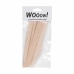 Messen Set Wegwerp Hout 12 Onderdelen 16,5 x 2,2 x 1,8 cm (36 Stuks)