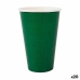 Set de pahare Algon De unică folosință Carton Verde 10 Piese 350 ml (20 Unități)