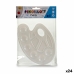 Palette Pincello Blanc Plastique 19,5 x 1 x 26 cm (24 Unités)