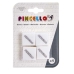 Eraser Set Pincello 486 White (12 Units)