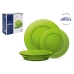 Set di Stoviglie Duralex Lys 12 Pezzi Verde