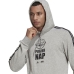 Herren Sweater mit Kapuze Adidas X Star Wars: The Mandalorian Hellgrau