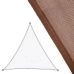 Shade Sails Vela sombreo Chocolate 3,5 x 3,5 m 350 x 350 x 0,5 cm Awning