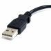 Универсальный кабель USB-MicroUSB Startech UUSBHAUB6IN          Чёрный