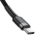 Kabel USB C Baseus Cafule Czarny Czarny/Szary 1 m