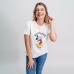 T-shirt med kortärm Dam Mickey Mouse Vit