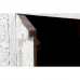 Dientafel DKD Home Decor Wit Metaal Mangohout 190 x 43 x 100 cm