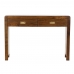 Mesa auxiliar DKD Home Decor S3022538 110 x 27,5 x 76 cm Dorado Marrón Acacia