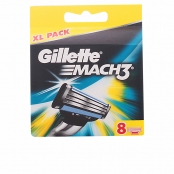 Gillette Mach3 Confezione 8 Cartucce Depilazione Lame Per Rasoio Nuovo Mach  3