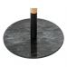 Maggiordomo appendiabiti DKD Home Decor Cristallo Naturale Nero Metallo Legno Marmo Vetro temperato (47 x 30 x 117 cm)