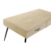 Table Basse DKD Home Decor Noir Multicouleur Cuivre Naturel Métal Bois de paulownia Bois MDF 100 x 52 x 42,5 cm 100 x 52 x 72 cm