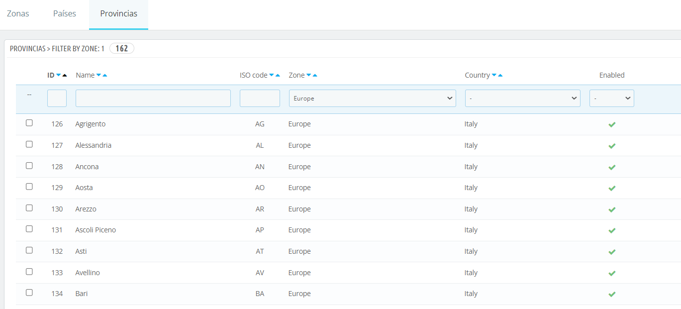 Configuration of new tax rules in Prestashop BigBuy Academy