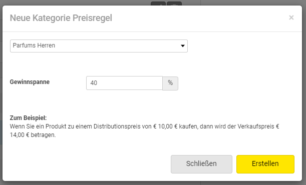 Im Dropdown-Menü Können Sie Die Kategorie Auswählen, Die Sie ändern ...