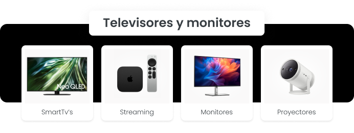 Televisores y monitores  Black Friday 2024